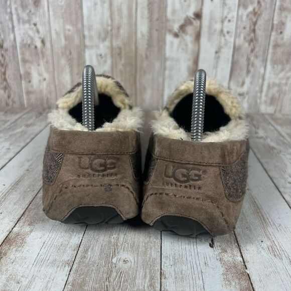 Ugg fleece slip‎ Ons - mens 9 - Picture 3 of 9